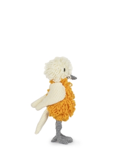 Albie the Leucistic Yellow Robin