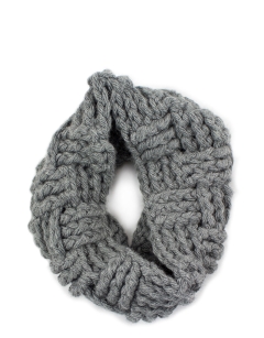 Chunky Basketweave Cowl