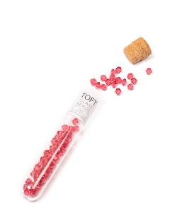 TOFT Glass Beads: Pink