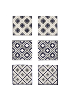 Bargello Tile Coaster Kit: Amsterdam