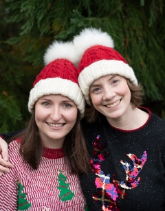 Cable Santa Hat
