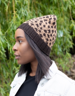 Knit Cheetah Hat Kit