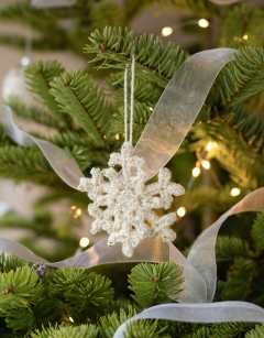 Beaded Snowflake Decoration