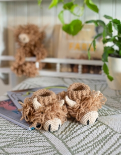 Highland Coo Booties - Infant