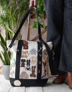 Fabric Cross-Body Strap: Black
