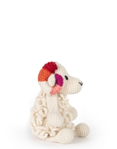 Dougie the Pride Ram: Lesbian Flag
