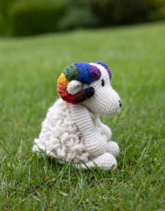 Dougie the Pride Ram: Rainbow Flag