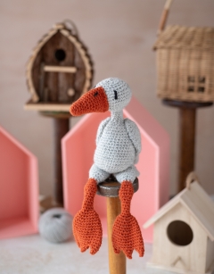 Phoebe the Emden Goose