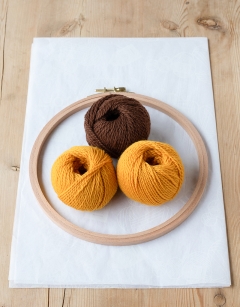 Sunflower Wall Hoop