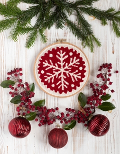 Snowflake Punch Needle Kit