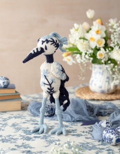 Ling the Crane Figurine