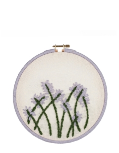 Lavender Embroidery Hoop