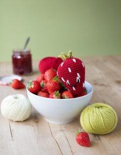 Strawberry and Gooseberry Jam Jar