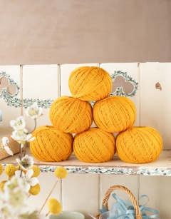 TOFT Yellow FINE yarn 50g